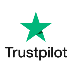 Trustpilot logo featuring a green star above the word "Trustpilot" written in black, bold letters. The design is simple and modern, primarily using green and black colors.
